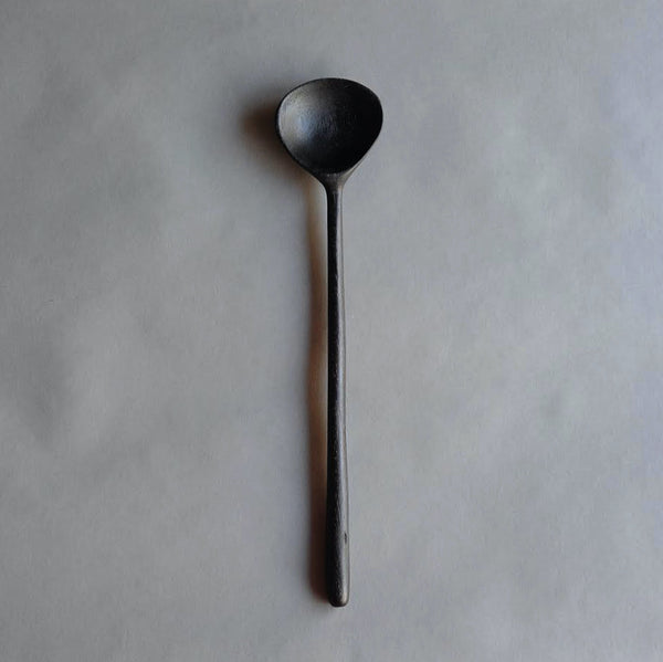 Fan Spoon in Oxidized Butternut