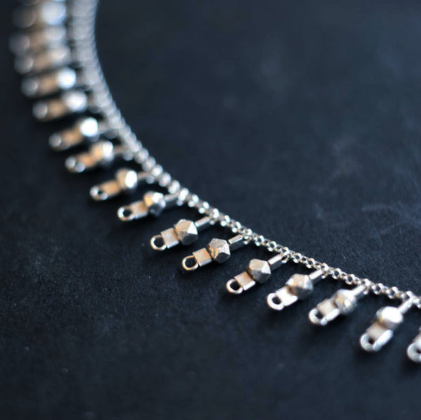 Eternity Drop Necklace in Sterling Silver