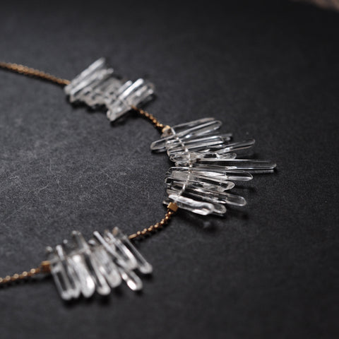 Etoile Necklace in Crystal Points