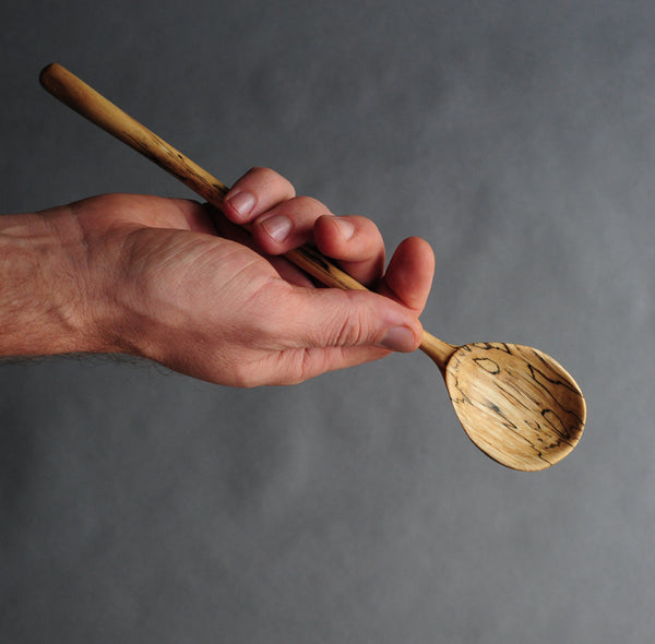 Large Spoon in Spalted Maple 01