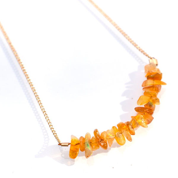 Strand Necklace in Ethiopian Opal
