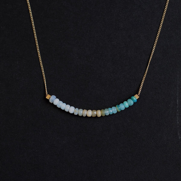 Strand Necklace in Peruvian Blue Opal