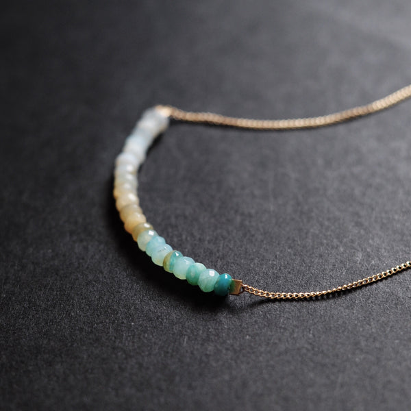 Strand Necklace in Peruvian Blue Opal